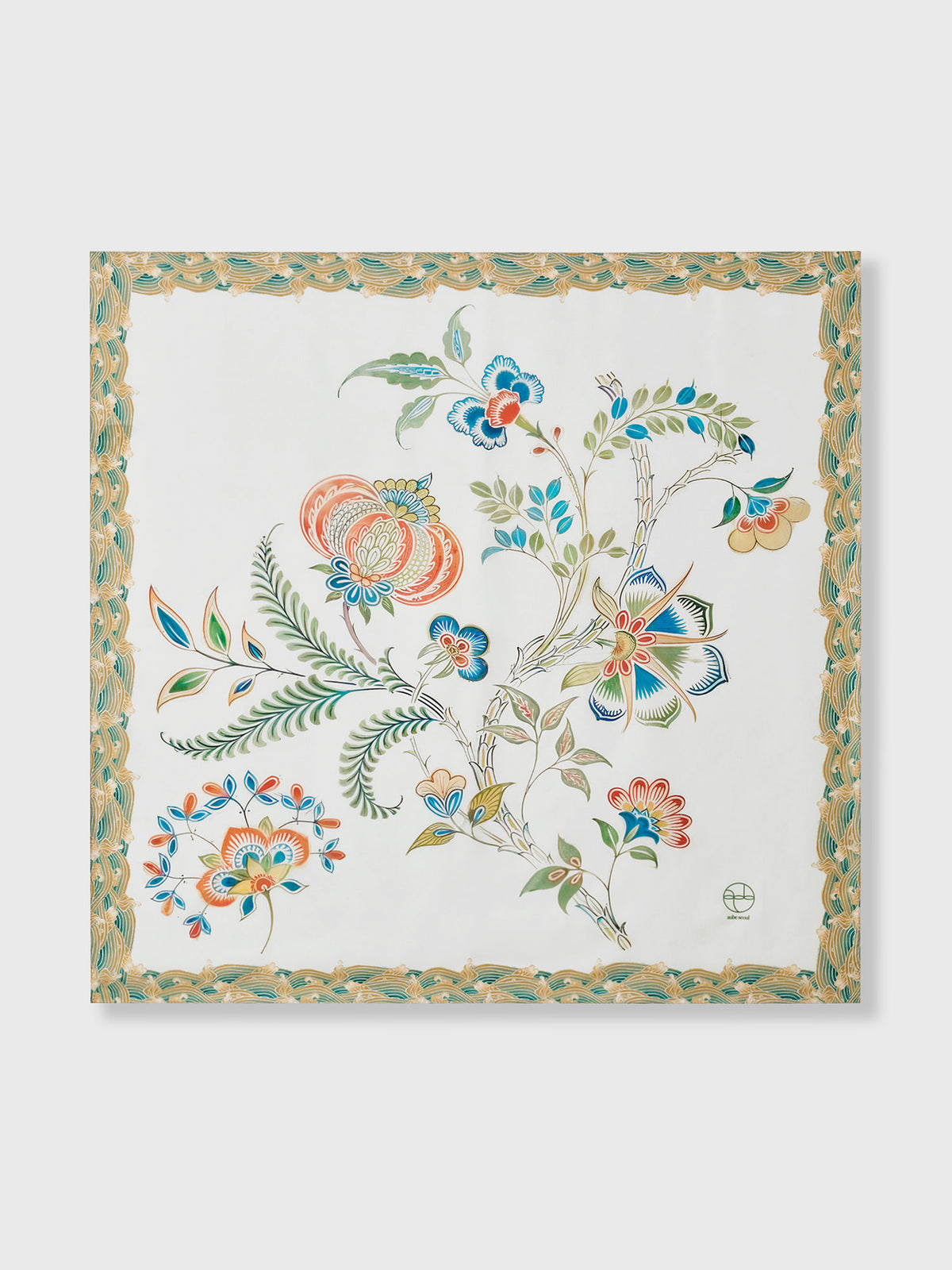 ORIENTAL FLORAL SCARF