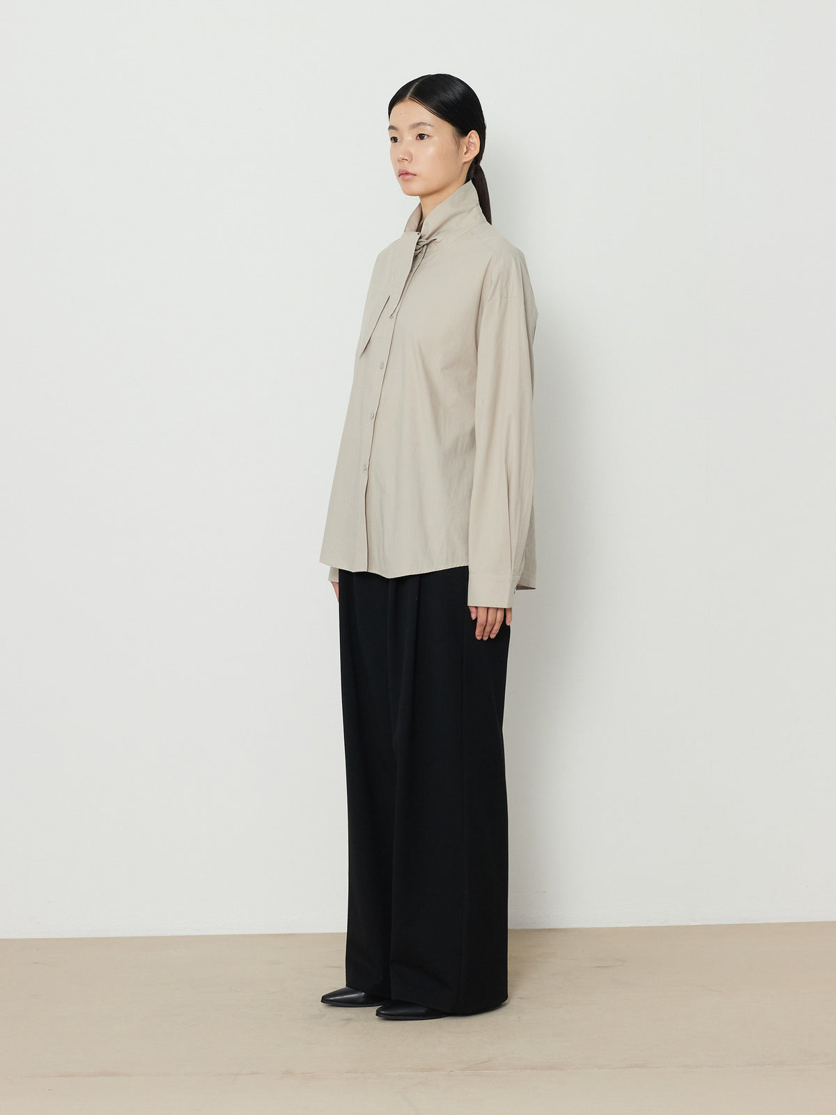 WAVE TIE SHIRTS [LIGHT KHAKI] 2