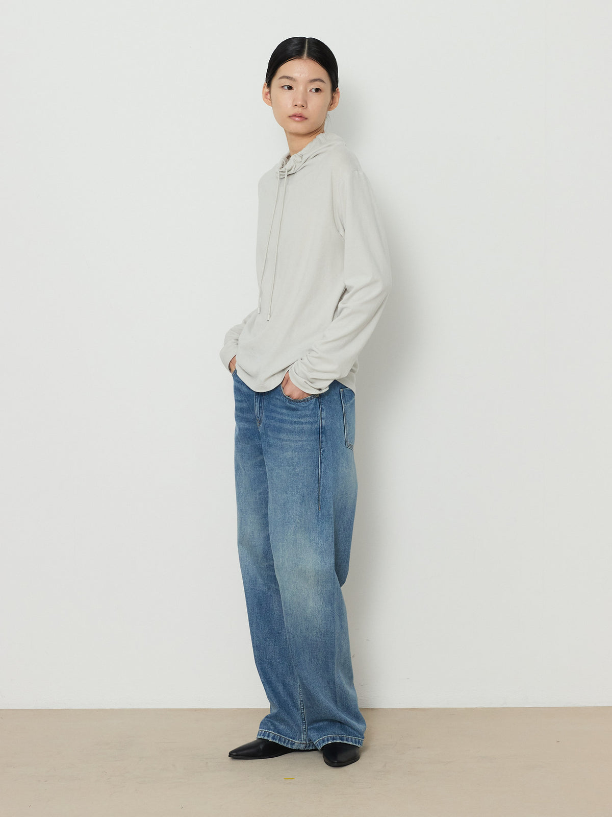 STRING HIGHNECK TOP [LIGHT GRAY] 12