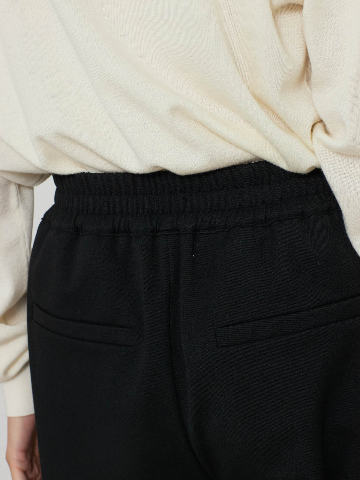 BANDING WIDE PANTS [BLACK] 11