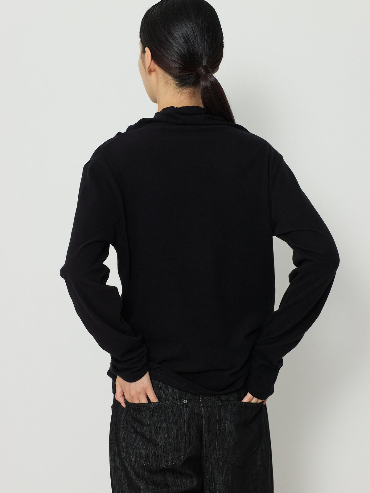 BARREL DENIM PANTS [BLACK] 10