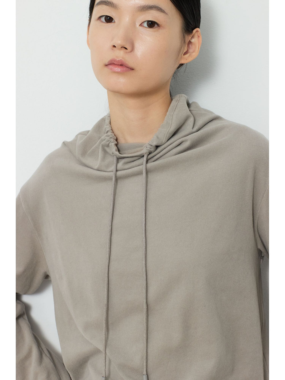 STRING HIGHNECK TOP [KHAKI] 9